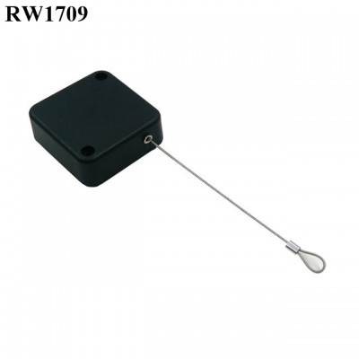 RUIWOR RW1709 Square Spring Return Steel Cable Reel Retractable Plus Size Customizable Fixed Loop End