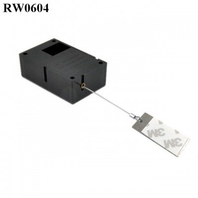 Cuboid Burglar-proof Exhibit Retractable pull box with pause function and dog tag end